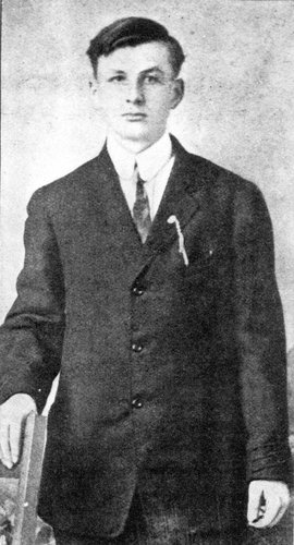 Martin Tabert photographed in December 1921